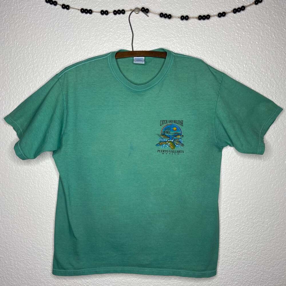 Puerto Vallarta Sports Fishing Graphic T-Shirt